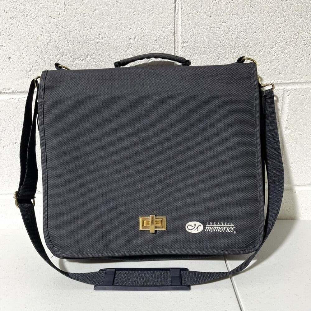 Creative Memories Business Bag Scrapbook Travel Organizer Bag Dark Navy